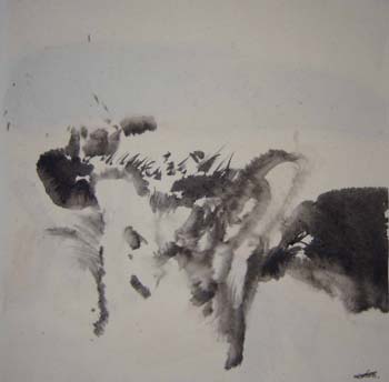 29  Fraicheur 2006 Encre sur papier 50 x 50cm